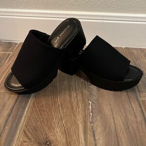 Madden Girl Black Women's Mules